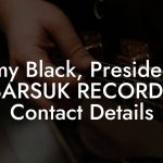 Emmy Black, President at BARSUK RECORDS Contact Details