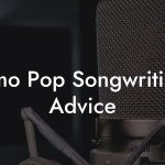 Emo Pop Songwriting Advice