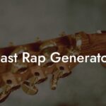 fast rap generator lyric assistant