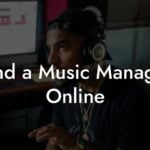 Find a Music Manager Online