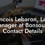 Francois Lebaron, Label Manager at Bonsound Contact Details