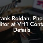 Frank Roldan, Photo Editor at VH1 Contact Details