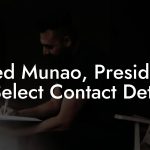 Fred Munao, President at Select Contact Details