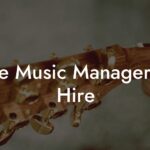 Free Music Managers to Hire