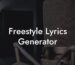 freestyle lyrics generator lyric assistant