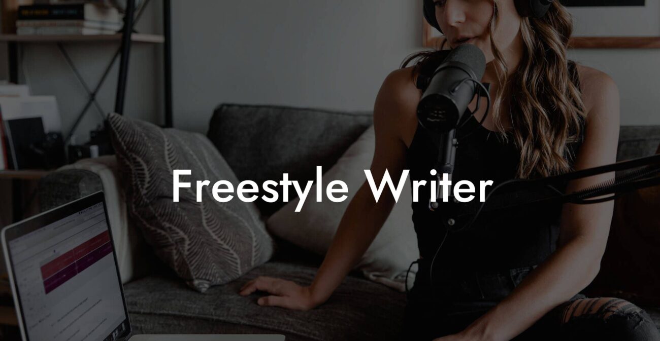 freestyle writer lyric assistant