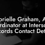 Gabrielle Graham, A&R Coordinator at Interscope Records Contact Details