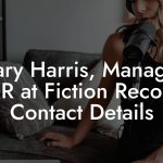 Gary Harris, Manager A&R at Fiction Records Contact Details