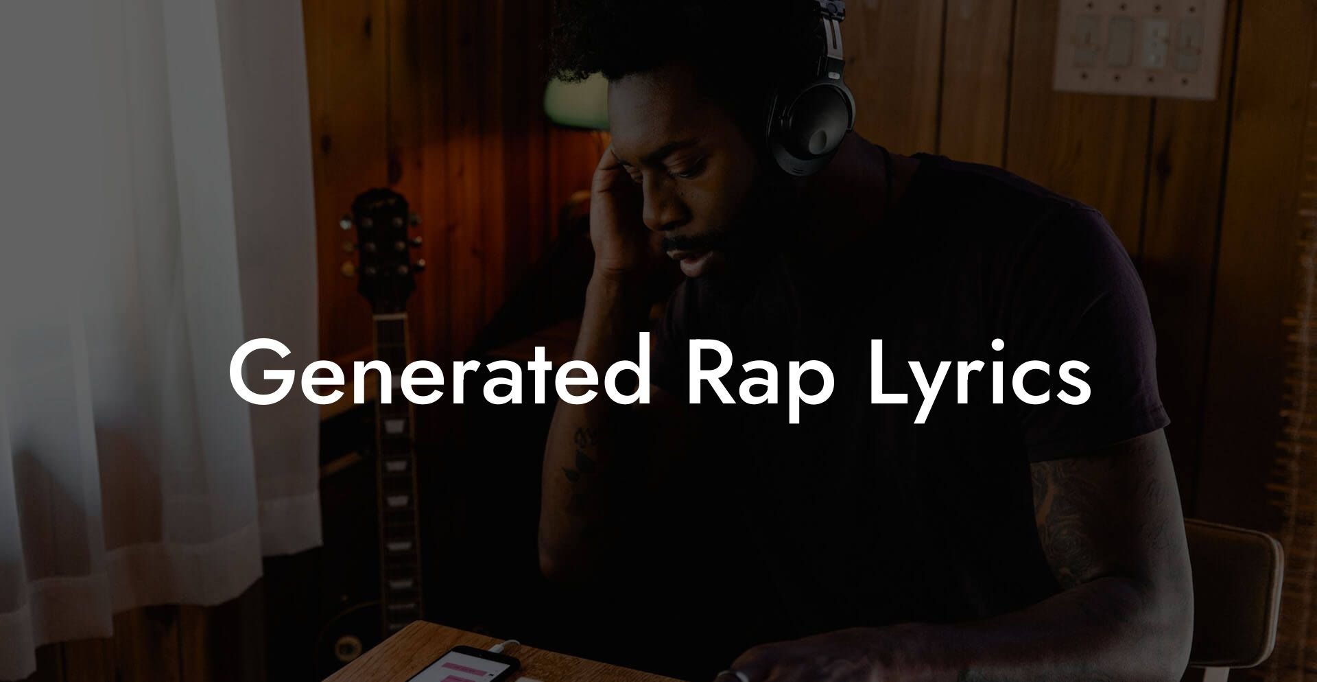 generated rap lyrics lyric assistant