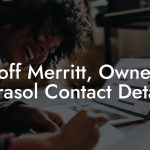 Geoff Merritt, Owner at Parasol Contact Details