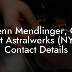 Glenn Mendlinger, GM at Astralwerks (NY) Contact Details