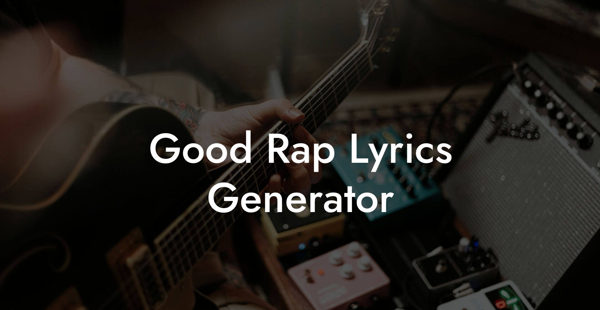good rap lyrics generator lyric assistant