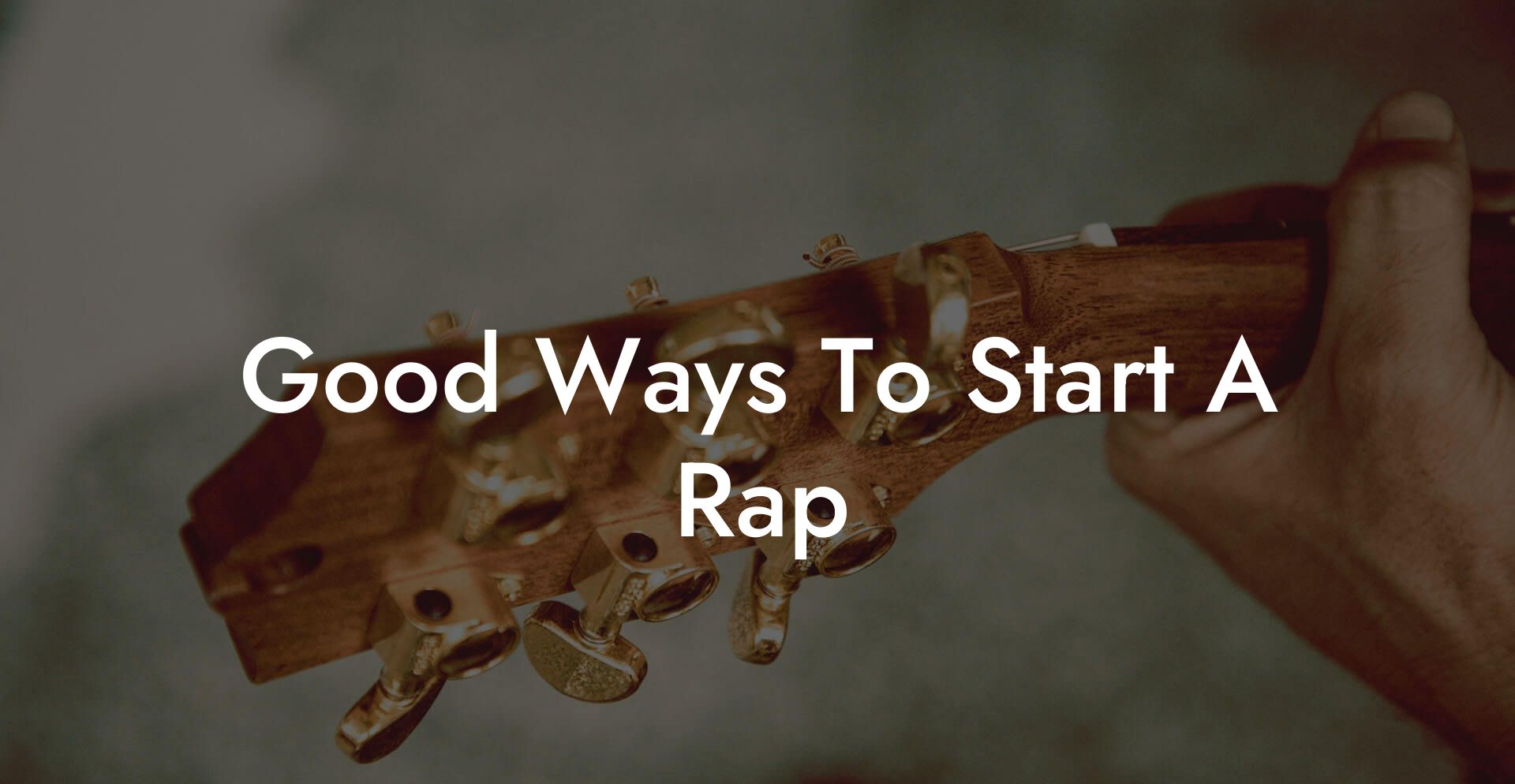 good ways to start a rap lyric assistant