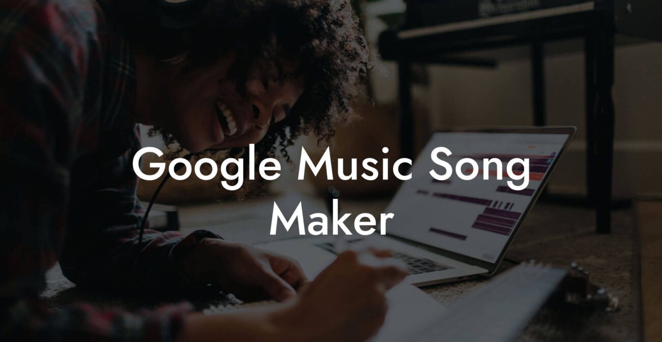 google music song maker lyric assistant