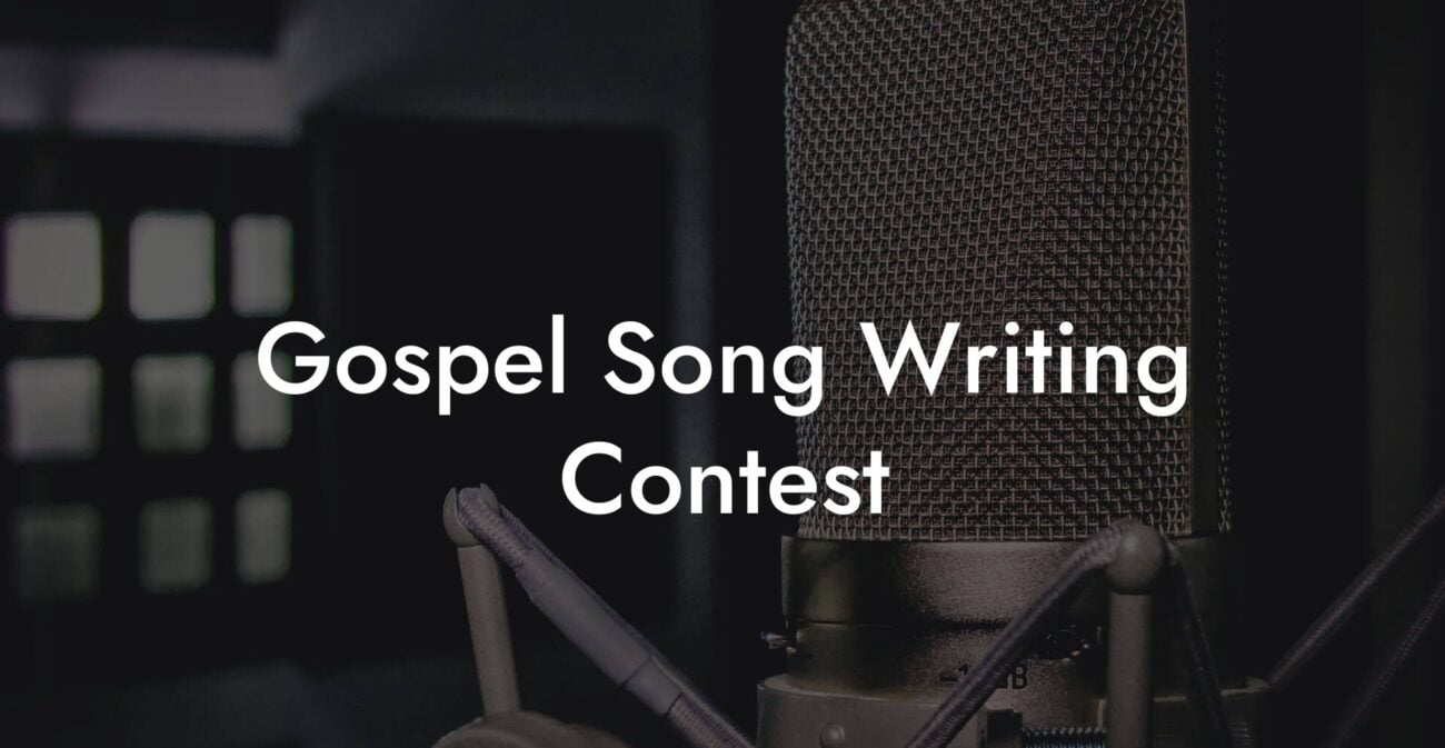 gospel song writing contest lyric assistant