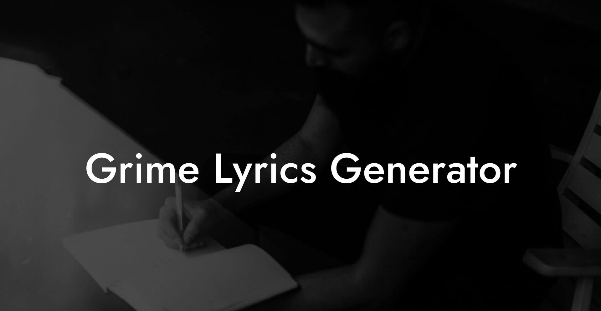 grime lyrics generator lyric assistant