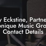 Guy Eckstine, Partner at Iconique Music Group Contact Details