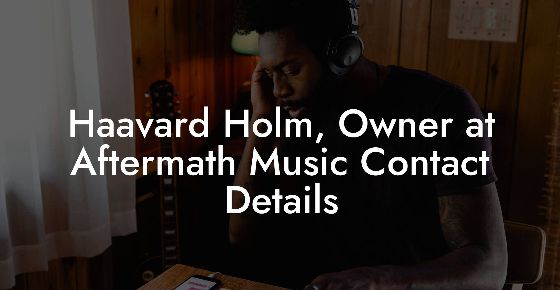 Haavard Holm, Owner at Aftermath Music Contact Details