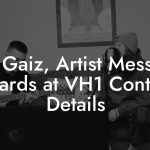 Hai Gaiz, Artist Message Boards at VH1 Contact Details