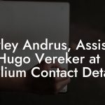 Hayley Andrus, Assistant to Hugo Vereker at Big Helium Contact Details