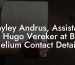 Hayley Andrus, Assistant to Hugo Vereker at Big Helium Contact Details