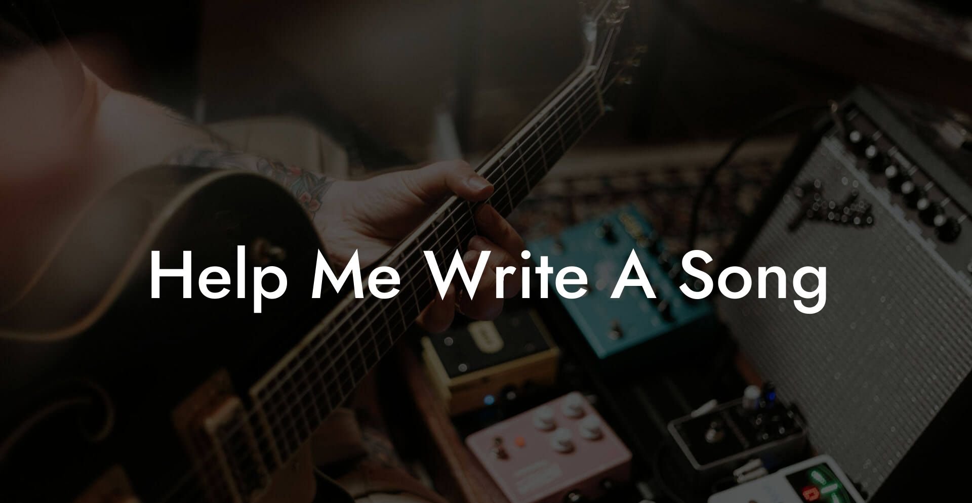 help me write a song lyric assistant