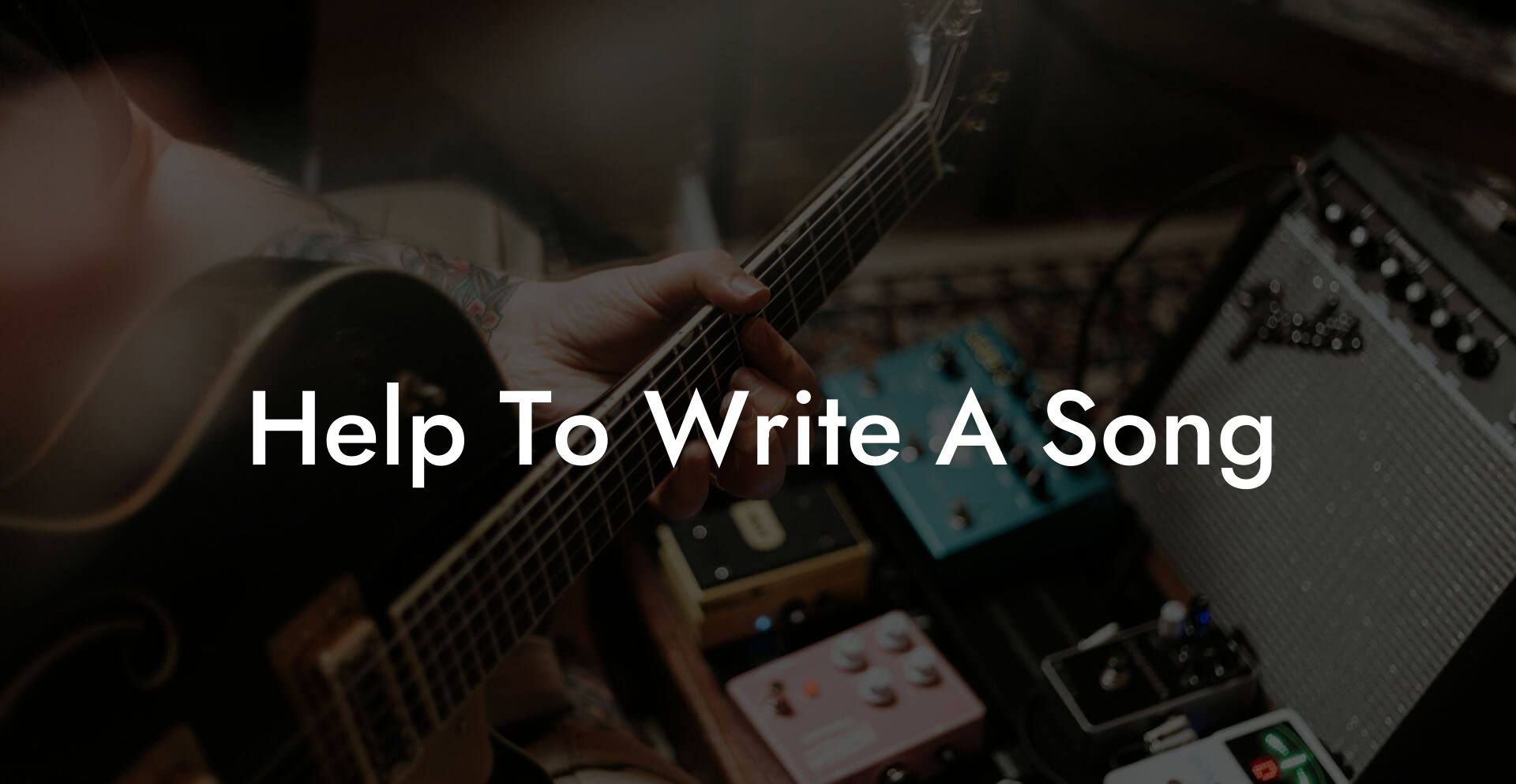 help to write a song lyric assistant