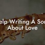 help writing a song about love lyric assistant