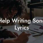 help writing song lyrics lyric assistant