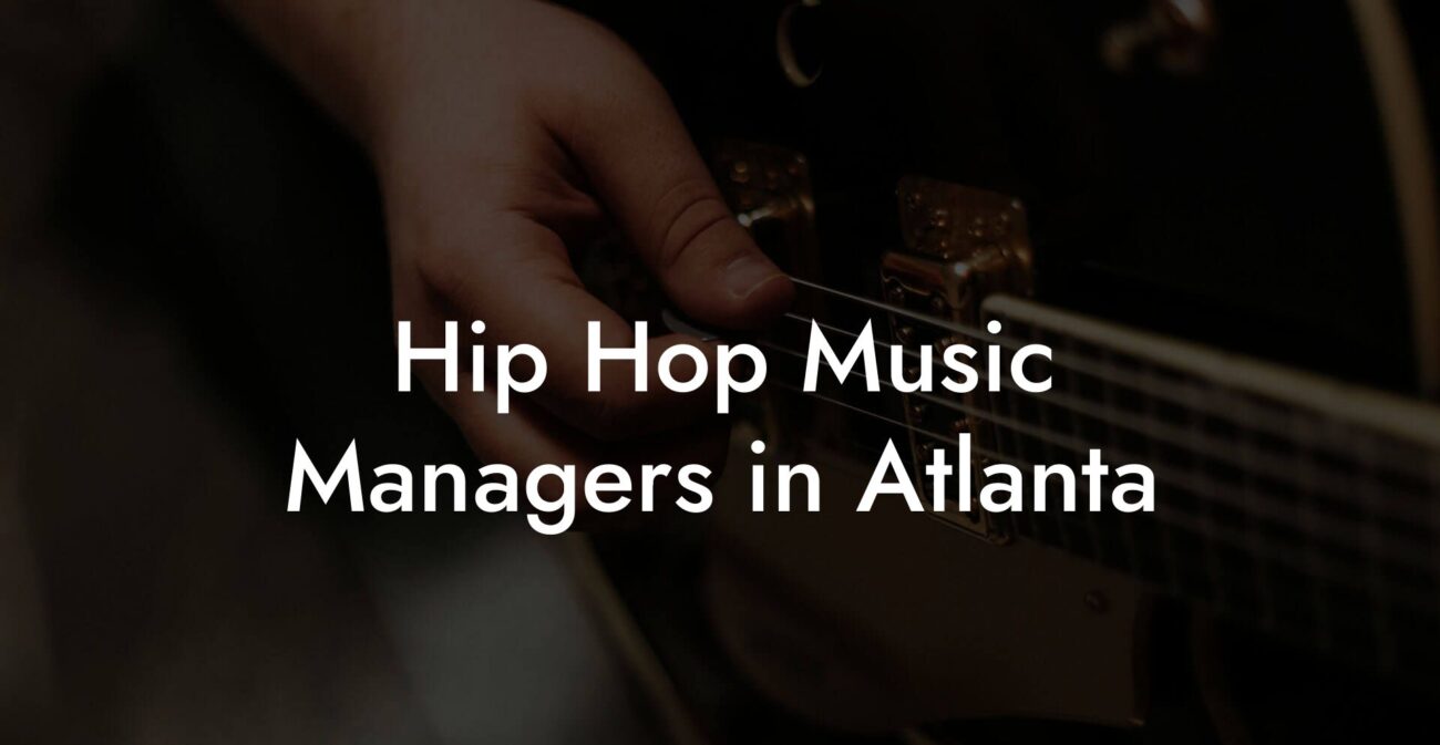 Hip Hop Music Managers in Atlanta