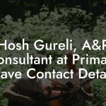 Hosh Gureli, A&R Consultant at Primary Wave Contact Details