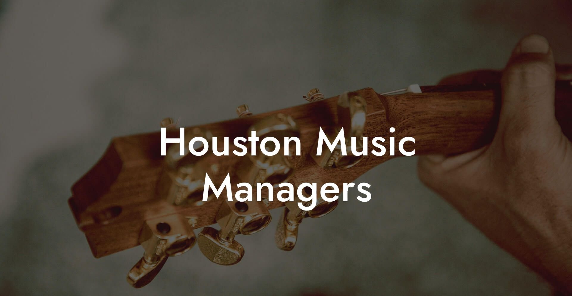 Houston Music Managers