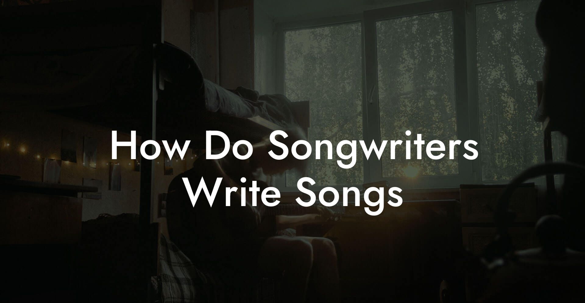 how do songwriters write songs lyric assistant