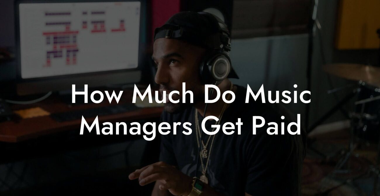 How Much Do Music Managers Get Paid