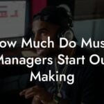 How Much Do Music Managers Start Out Making