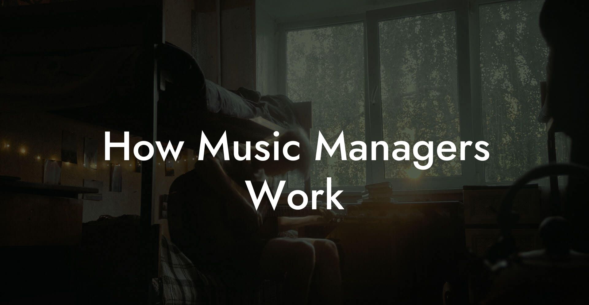How Music Managers Work