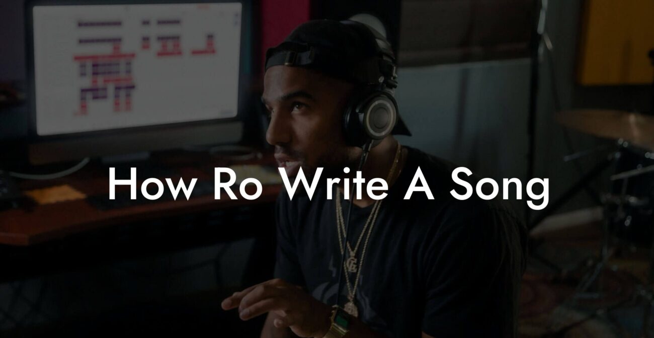 how ro write a song lyric assistant