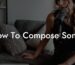 how to compose songs lyric assistant
