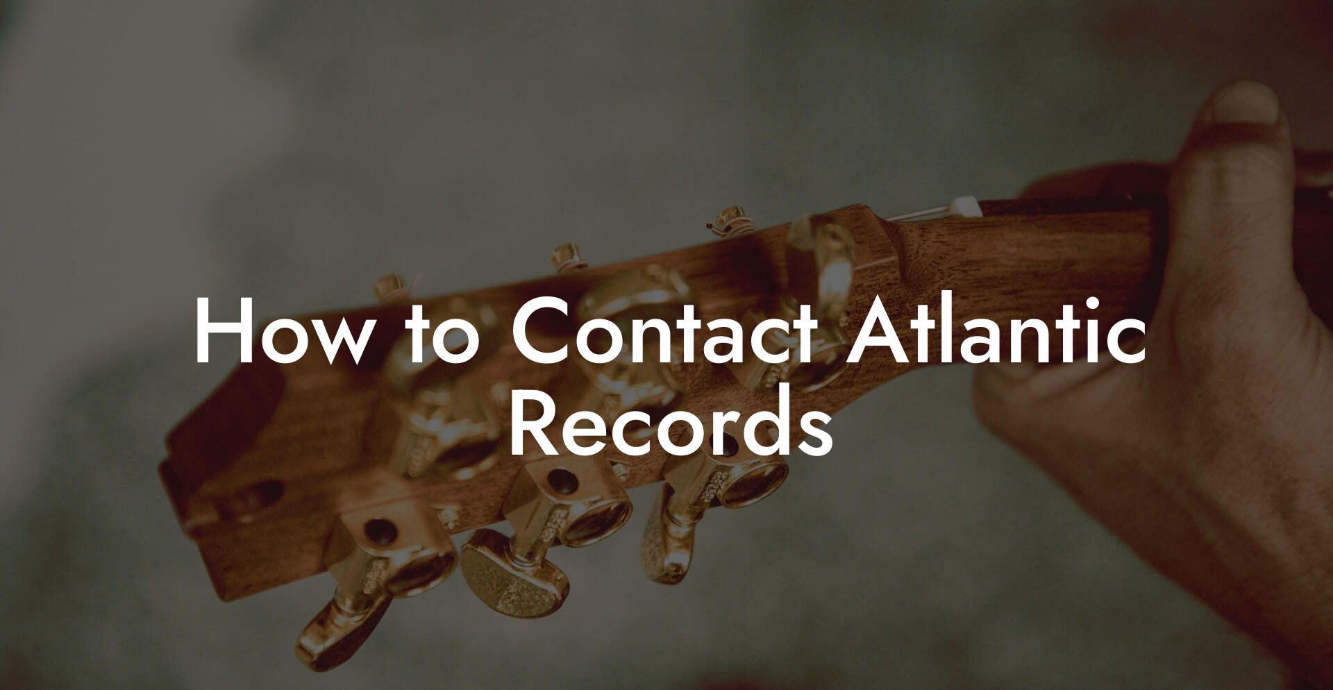 How to Contact Atlantic Records
