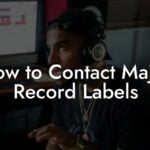 How to Contact Major Record Labels