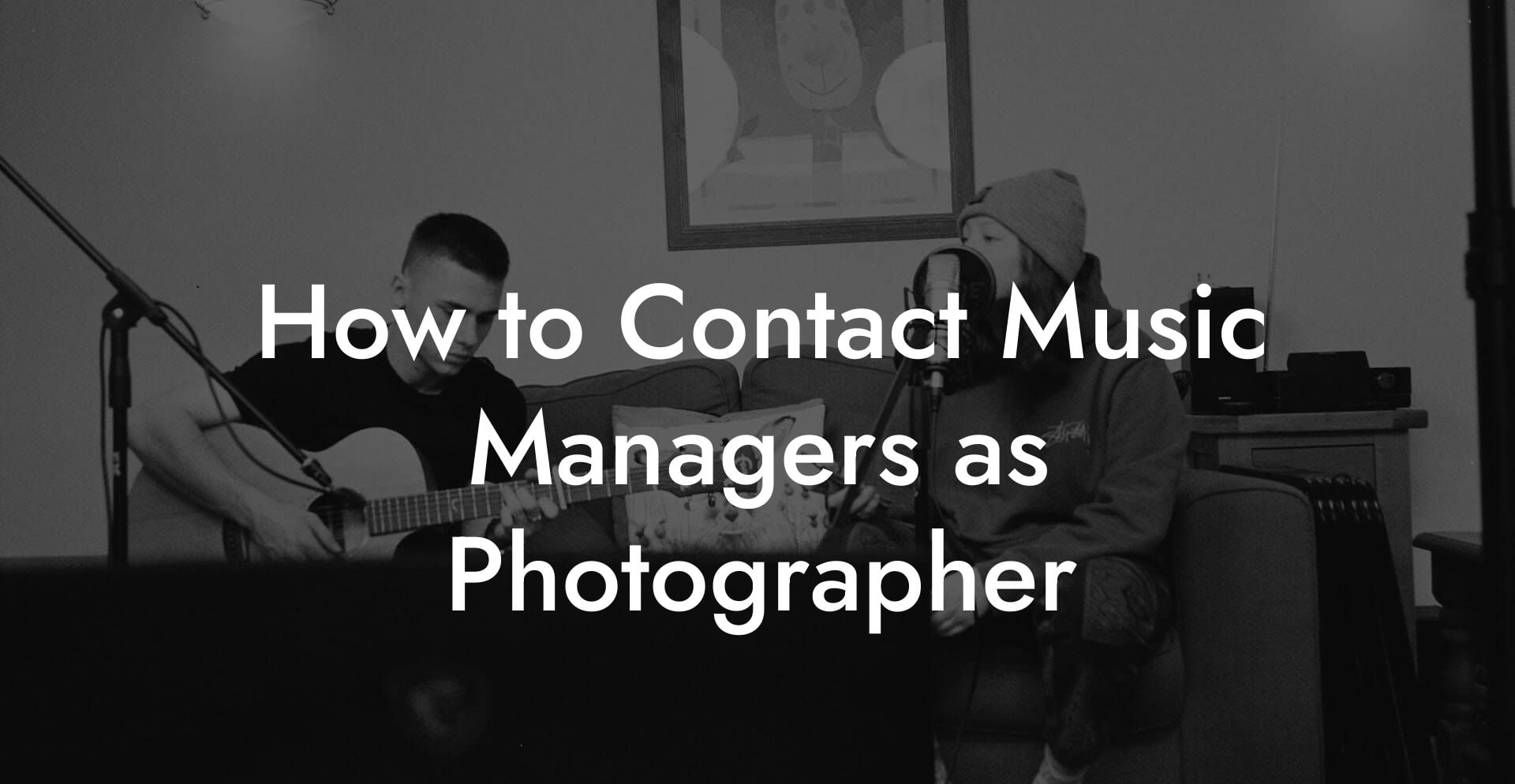 How to Contact Music Managers as Photographer