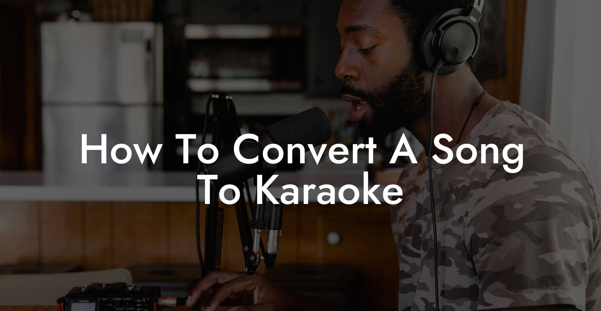 how to convert a song to karaoke lyric assistant