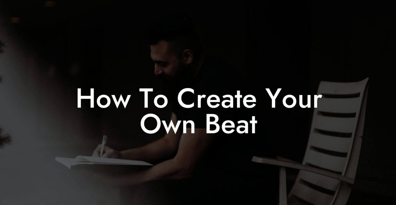 how to create your own beat lyric assistant