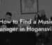 How to Find a Music Manager in Hogansville