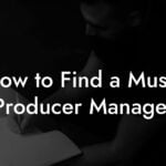 How to Find a Music Producer Manager