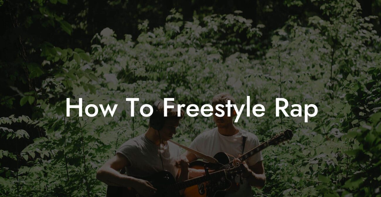 how to freestyle rap lyric assistant