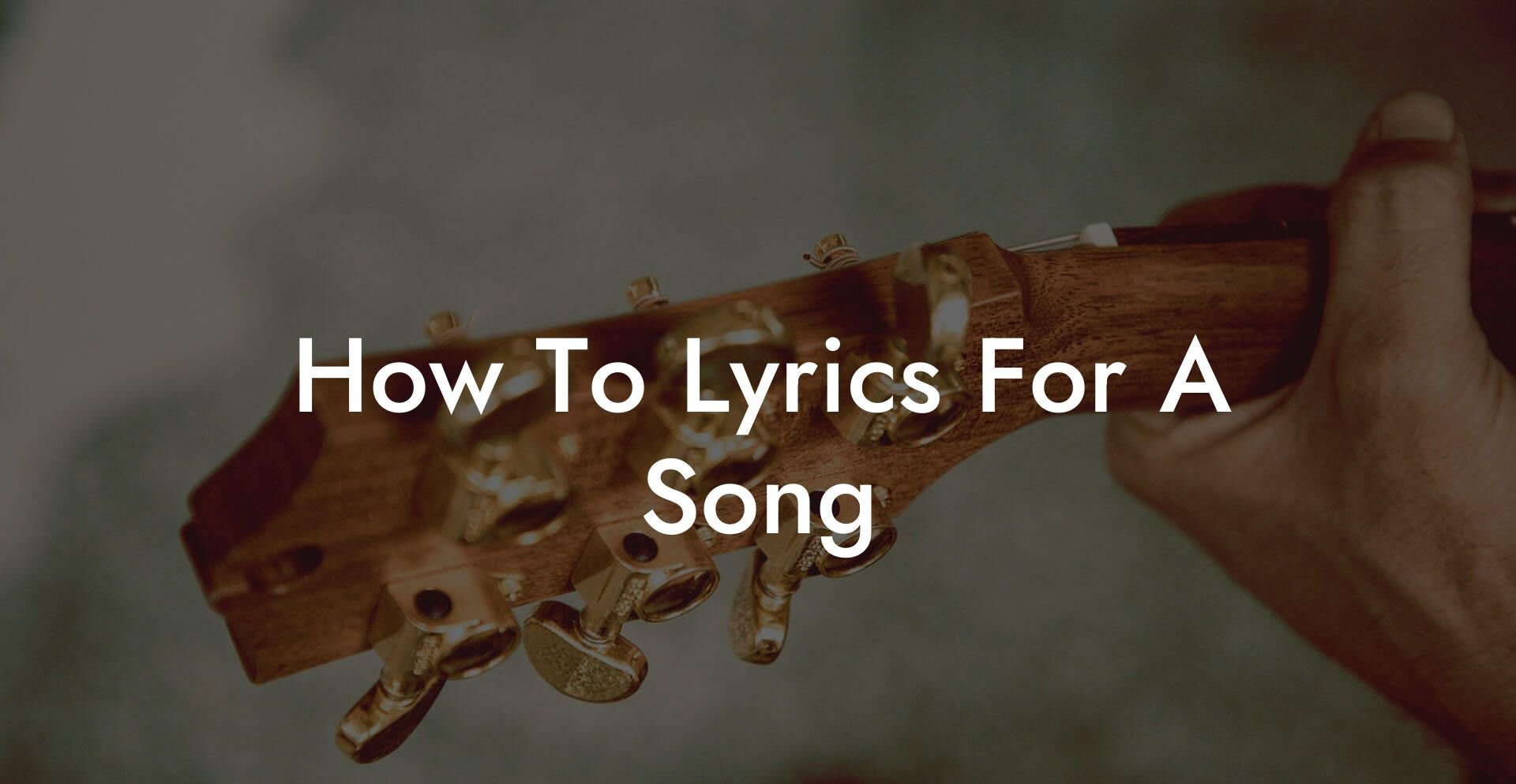 how to lyrics for a song lyric assistant