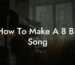 how to make a 8 bit song lyric assistant