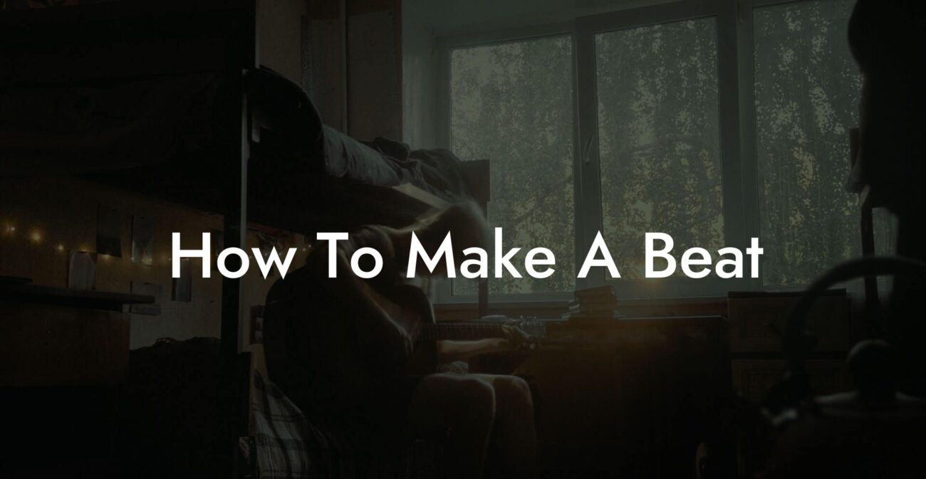 how to make a beat lyric assistant