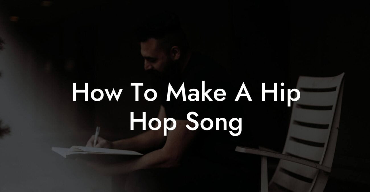 how to make a hip hop song lyric assistant